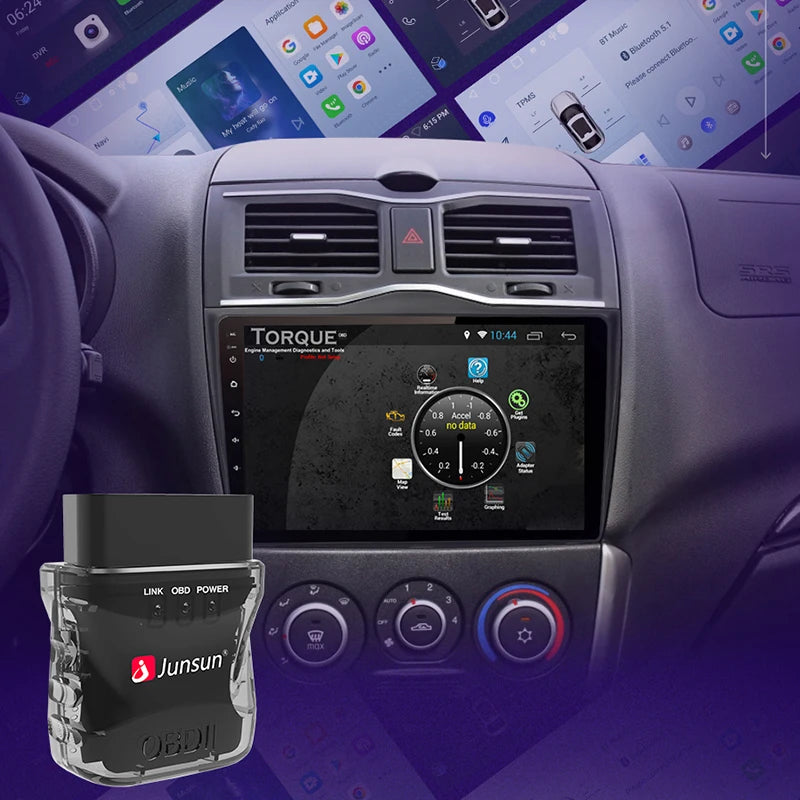 Bluetooth OBD2 Adapter Kfz-Diagnosegerät Scan-Tool