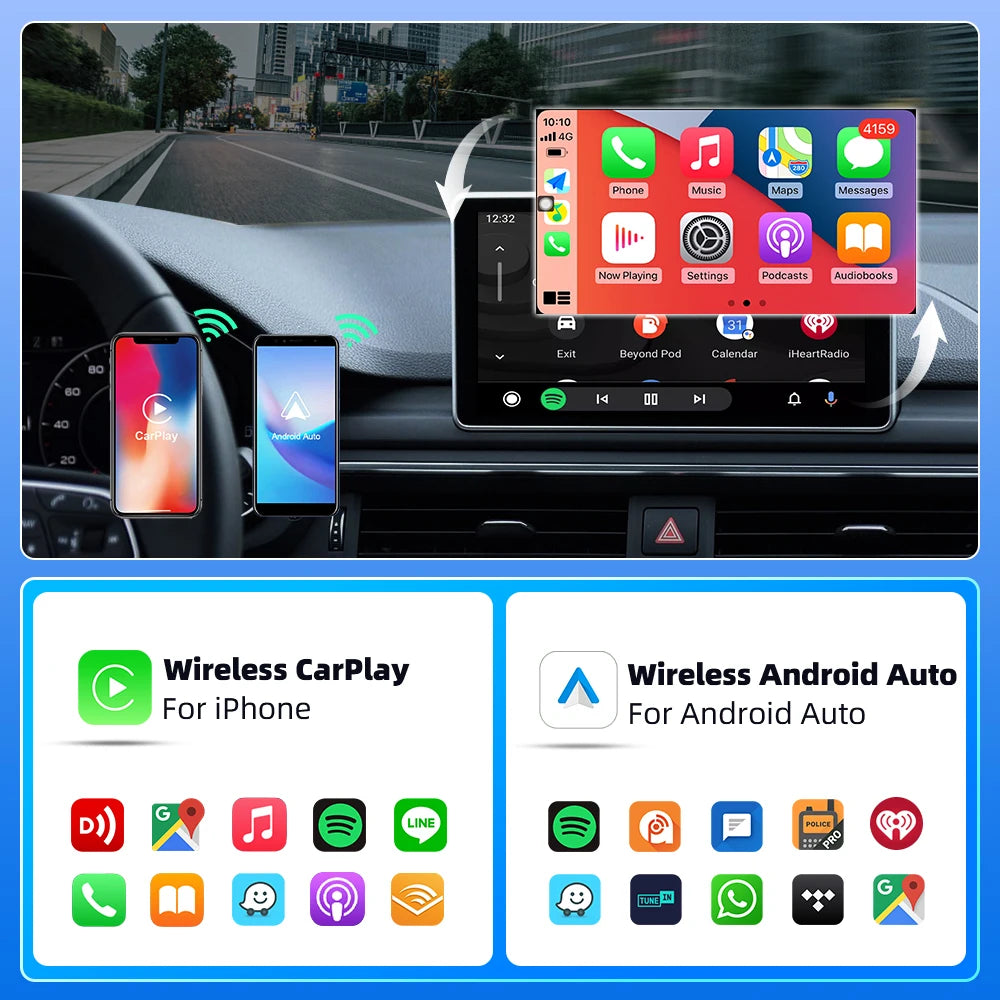 Kabelloser Carplay-Android-Auto-Adapter