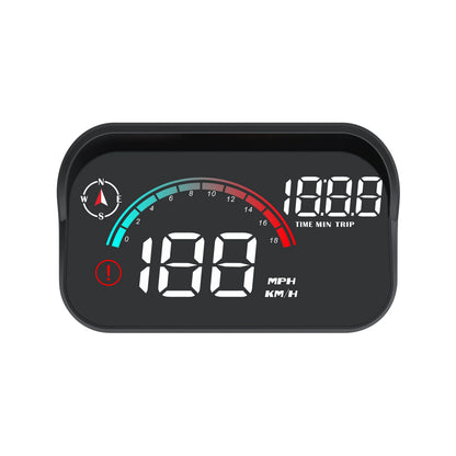 Digitales GPS-Display im Auto