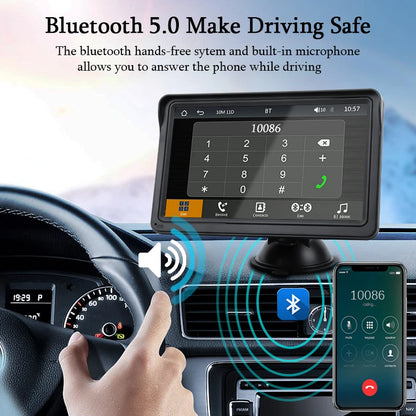 7-Zoll-Autoradio mit kabelloser CarPlay-Funktion