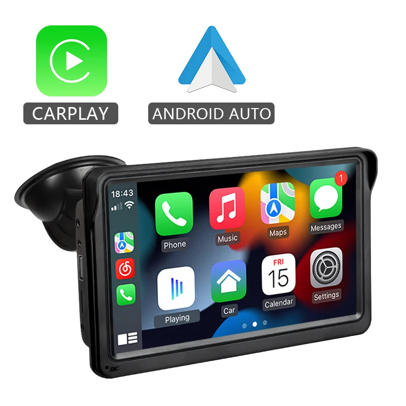 7-Zoll-Autoradio mit kabelloser CarPlay-Funktion