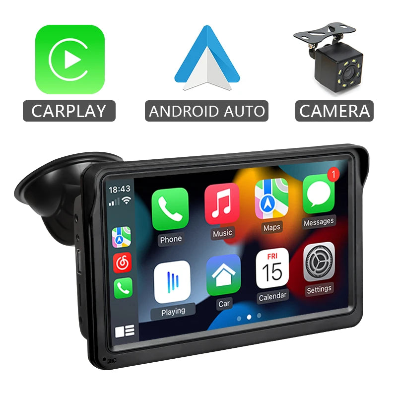 7-Zoll-Autoradio mit kabelloser CarPlay-Funktion